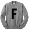 f you logo sweatshirt