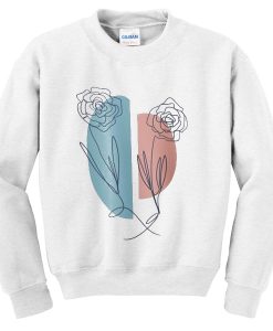 flower sweatshirt