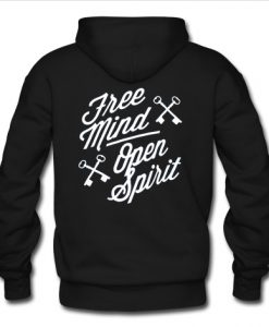 free mind open spirit hoodie