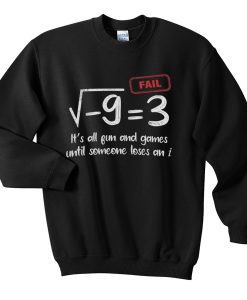 it’s all fun and games sweatshirt