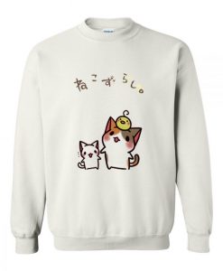japanese cat anime 2 sweatshirt