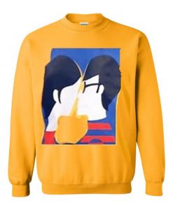 kissing sweatshirt