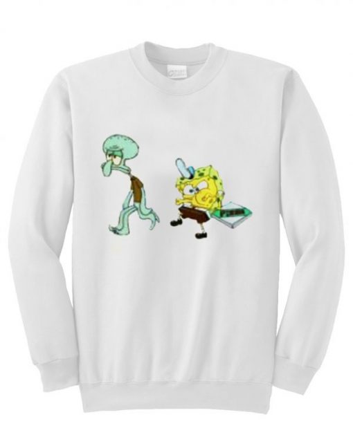 spongebob squidward sweatshirt