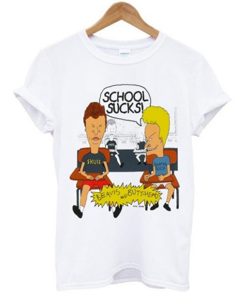 Beavis and Butthead School Sucks Tshirt