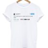 Lana Del Rey Tweet T-shirt