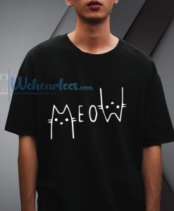Meow Cat Kitten Cute Love T-shirt