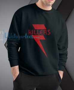 The Killers Brandon Flowers Red Bolt Sweatshirt