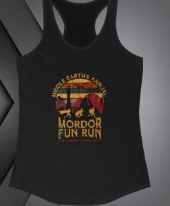 Vintage Middle Earth'S Annual Mordor Fun Run One Does Not Simply Walk tanktop