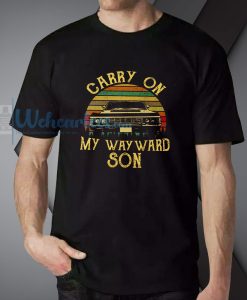 Carry On Wayward Son Sunset Vintage T-Shirt