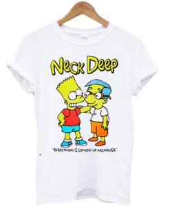 Neck Deep Bart Simpson T-Shirt pu