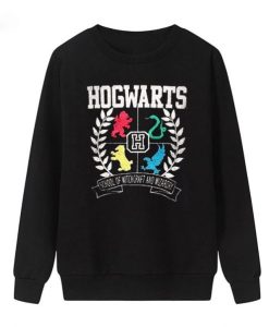 Hogwarts School Of Witchcraft And Wizardry Crewneck Sweatshirt pu