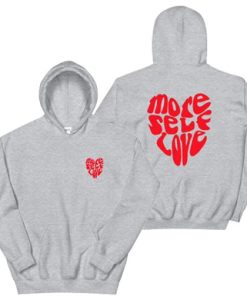 More Self Love Front And Back Printed Hoodie pu