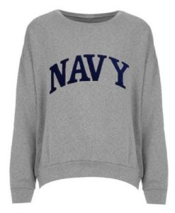 Navy Jumper Sweatshirt pu