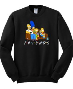 The Simpsons Friends Sweatshirt pu