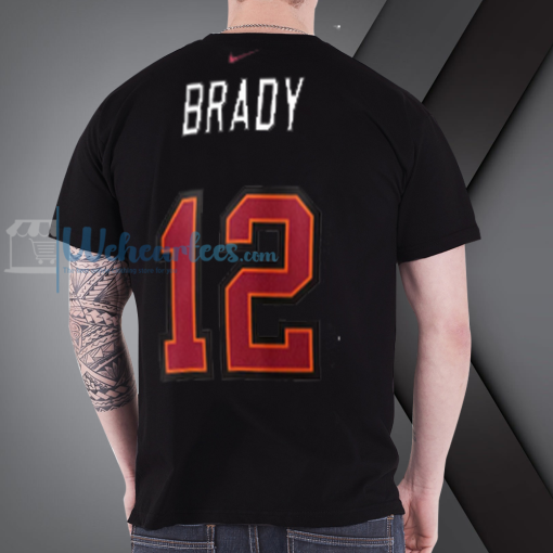Tom Brady #12 Logo T-Shirt NF