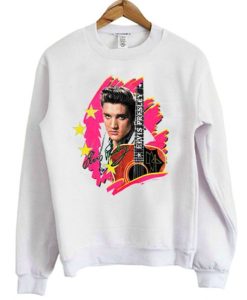 Elvis Presley Guitar Sweatshirt pu