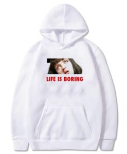 Life is Boring Mia Wallace Pulp Fiction Hoodie pu