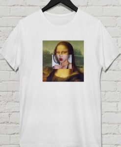 Mona Lisa Lolipop T-shirt pu