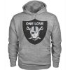 One Love Oakland Raiders Hoodie pu