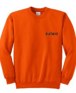 Saloir Pocket Print Sweatshirt pu