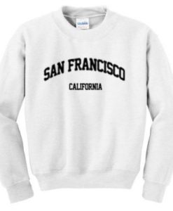 San Francisco California Graphic Sweatshirt pu