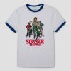 Stranger Things Group Shot Ringer T-shirt pu