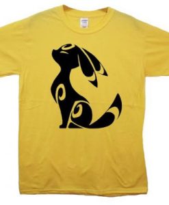 Umbreon Silhoutte Pokemon T-shirt pu