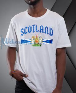 WEHER_Scotland Flag Scottish Diaspora Nationality Patriotic TShirt NF