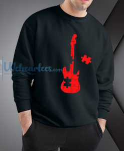 Weher_Guitar Puzzle Music Jersey Sweatshirt NF