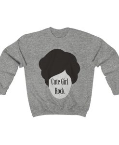 Cute Girl Rock Sweatshirt NF