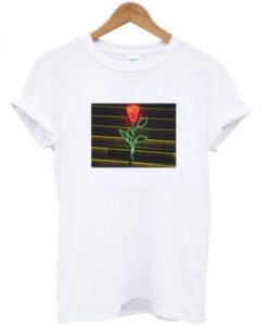 Louis Tomlinson Neon Rose T-Shirt pu