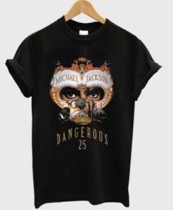 Michael Jackson Dangerous Tour T-Shirt pu