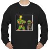 Ned Flanders in a Teenage Mutant Ninja Turtle sweatshirt NF
