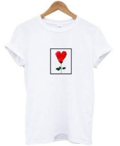 Rachel Green Rose Heart t-shirt pu