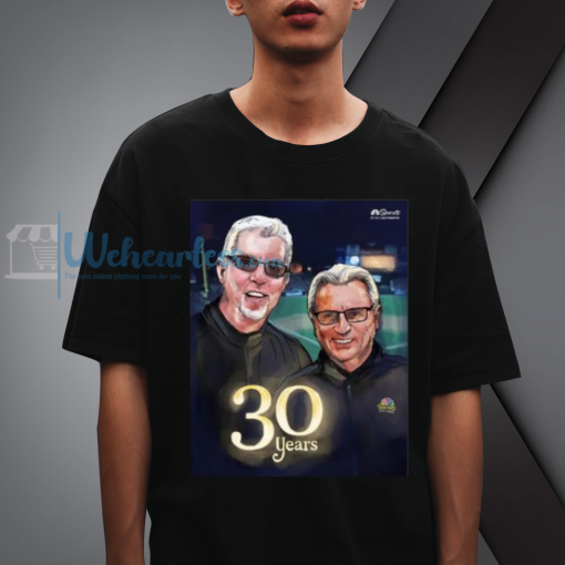 Kruk and Kuip 30 year NBC sports bay area Tshirt NF