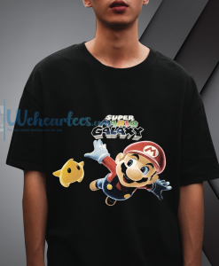 Super Mario Galaxy Nintendo Wii T-Shirt NF