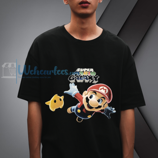 Super Mario Galaxy Nintendo Wii T-Shirt NF