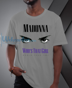 Madonna Who's That Girl World Tour 1987 t-shirt NF