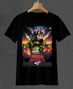 _Godzilla Vs Charles Barkley Poster t-shirt TPKJ1