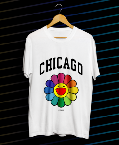 Takashi Murakami Flower Chicago T Shirt KM TPKJ1