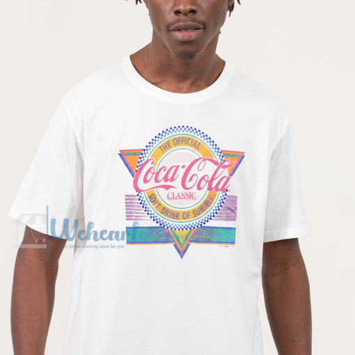 the official coca cola classic soft drink of summer t-shirt