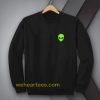 Alien Head Pocket Patch Sweatshirt