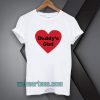 Daddys Girl Love Heart T-Shirt