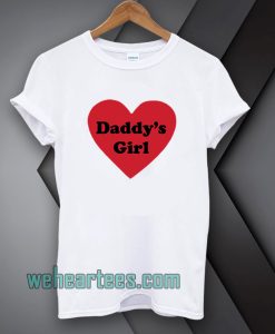 Daddys Girl Love Heart T-Shirt