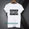 Parental Advisory Explicit Content t-shirt