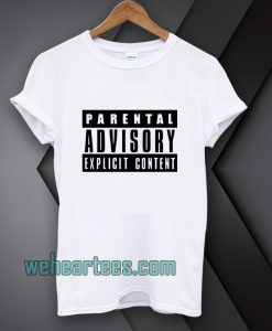 Parental Advisory Explicit Content t-shirt