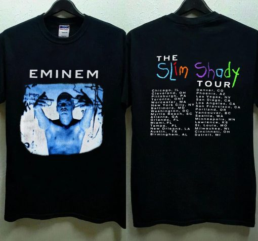 Vintage 90's EMINEM Slim Shady Tour T Shirt (2side)