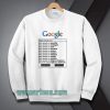 google Sweatshirt