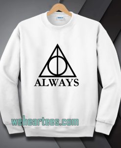 harry potter deathly hallows always Swetshirt