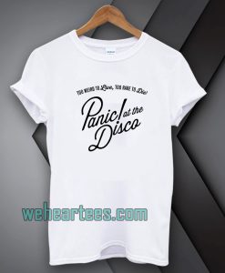 panic-at-the-disco-White-Tshirt